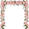 Artificial Peony Flower Garland 6ft Silk Rose Flower Vine Garland Floral Greenery Garland for Wedding Party Table Decoration Pink